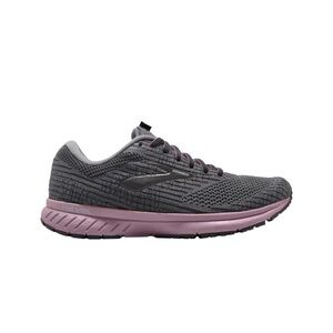 Brooks Gray and Purple Athletic Shoes for Performance